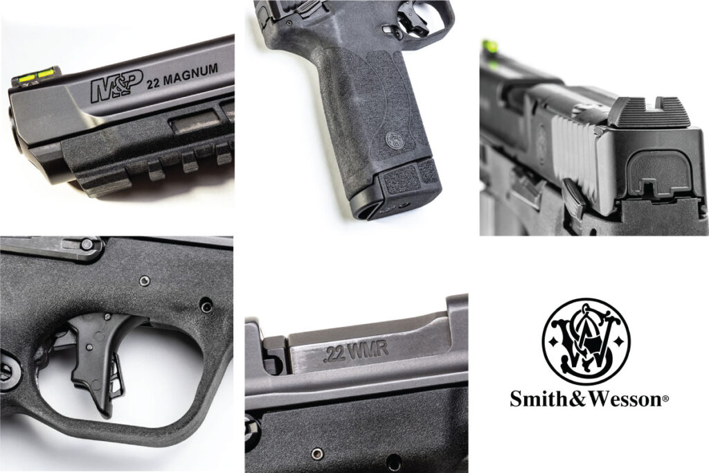 Smith and Wesson M&P22 Magnum and logo ~ GunBroker.com