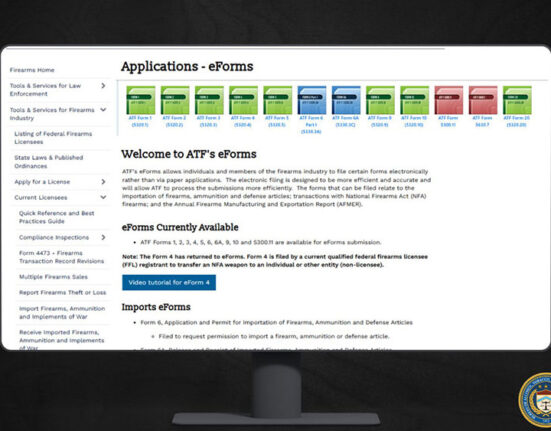 ATF eForm Website Announcement
